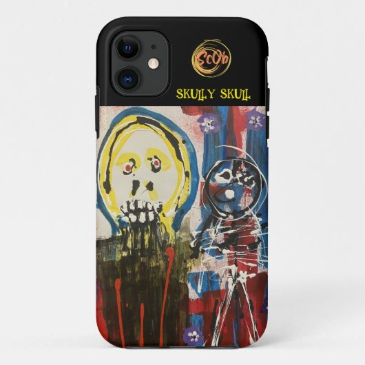 Coque iphone crâne (Dos)