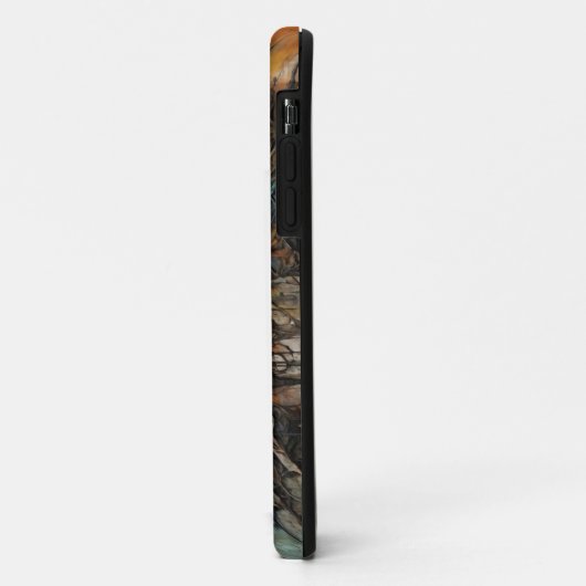 Coque iphone crâne méchant (Dos/Gauche)