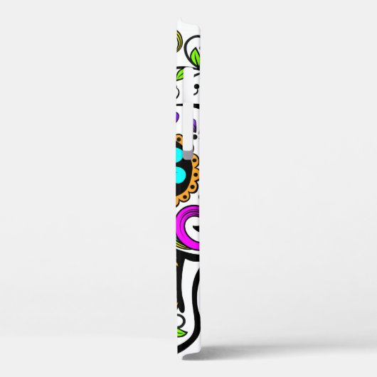 Coque iphone crâne sucre (Verso / Gauche)