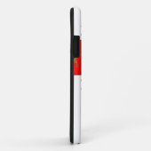 Coque iphone croisé rose de Lamen (Dos/Droite)