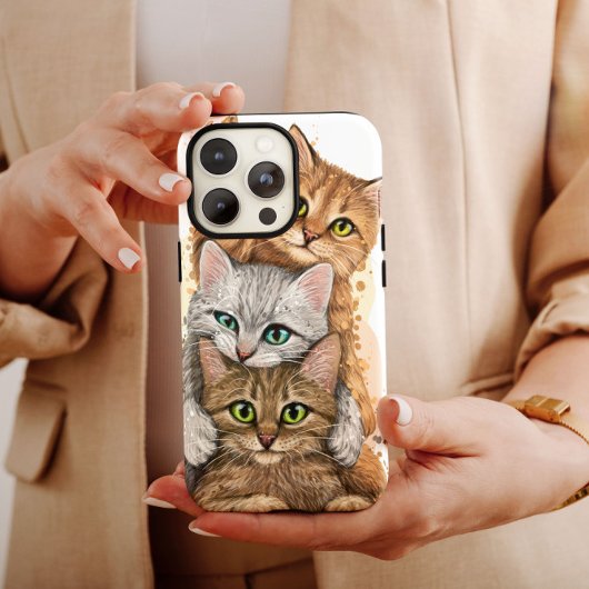 Coque iphone Cute Kittens | Adorable Amoureux des 