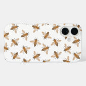 Coque iphone d'abeilles à main (Verso (horizontal))