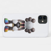 Coque iphone d'accouplement élégant avec des mâcho (Dos (Horizontal))