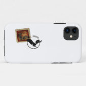 coque iphone d'aigle américain (Dos (Horizontal))