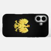 Coque iphone d'aigle polonais (Verso (horizontal))