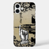 Coque iphone Damask de New York Skyline (Verso)