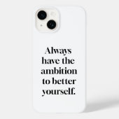 Coque iphone d'ambition (Verso)