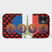 Coque iphone d'amour (Dos (Horizontal))