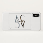 Coque iphone d'amour (Dos (Horizontal))