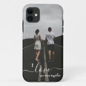 Coque iphone d'amour personnalisé pour la photo et (Dos)