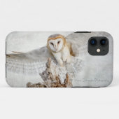 Coque iphone d'ange de hibou de grange (Dos (Horizontal))