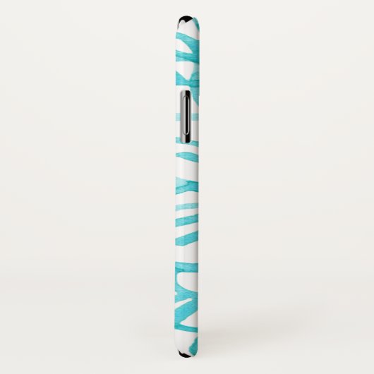 Coque iphone d'aquarelle Lotus (Dos/Droite)