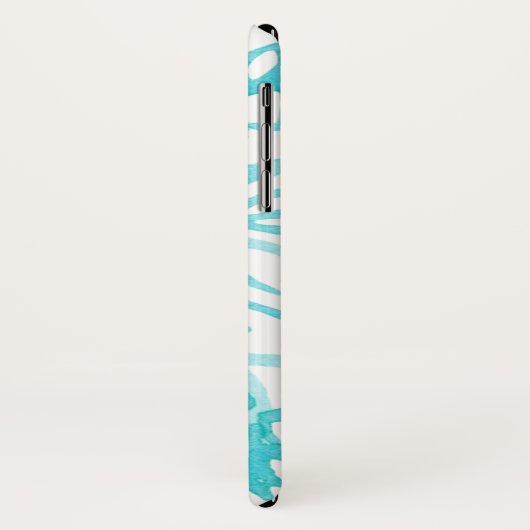 Coque iphone d'aquarelle Lotus (Dos/Gauche)