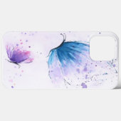 Coque iphone d'aquarelle papillon esthétique (Verso (horizontal))