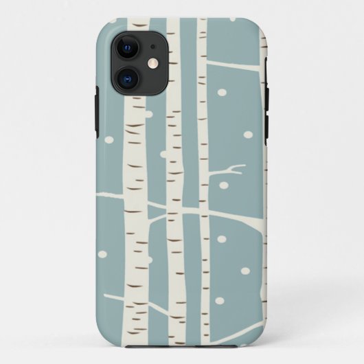 Coque iphone d'arbre de bouleau (Dos)