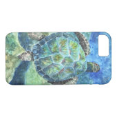 coque iphone d'armatures - Tortue de mer n° 2 (Dos (Horizontal))