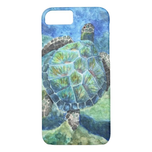coque iphone d'armatures - Tortue de mer n° 2 (Dos)