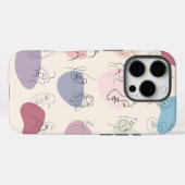 Coque iphone d'art branché Abstrait Woman Line (Verso (horizontal))