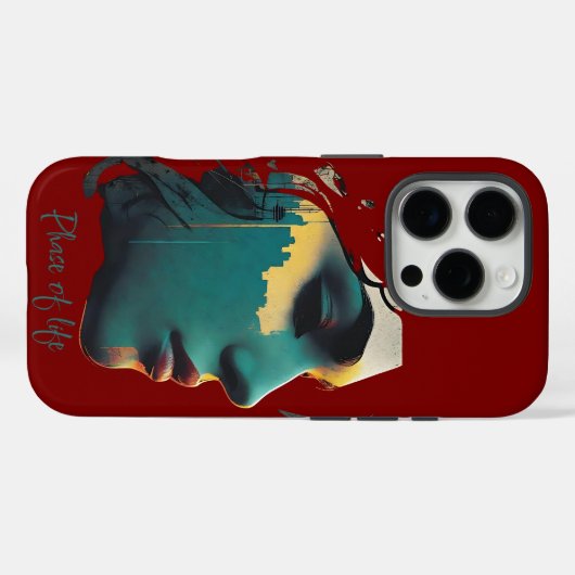 Coque iphone d'art Cityscape | Robuste et élégant (Verso (horizontal))