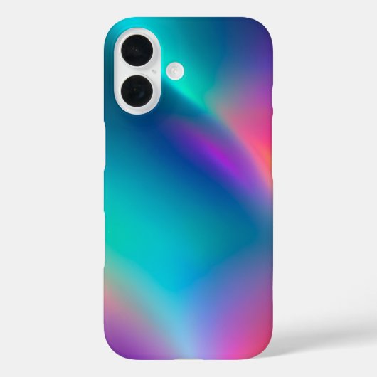 Coque iphone d'art coloré à huile métallique (Verso)