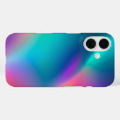 Coque iphone d'art coloré à huile métallique (Verso (horizontal))