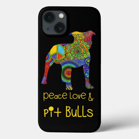 Coque iphone d'art de bruit d'amour et "de (Verso)