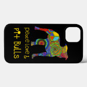 Coque iphone d'art de bruit d'amour et "de (Verso (horizontal))