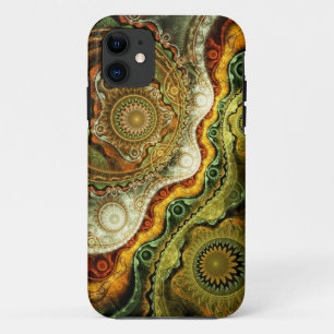 Coque iphone d'art de fractale : Automne