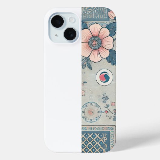 Coque iphone d'art fleuri coréen (Verso)