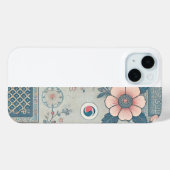 Coque iphone d'art fleuri coréen (Verso (horizontal))