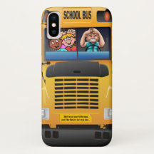 coque iphone d'autobus scolaire