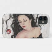 Coque iphone d'automne de blancs de neige (Dos (Horizontal))