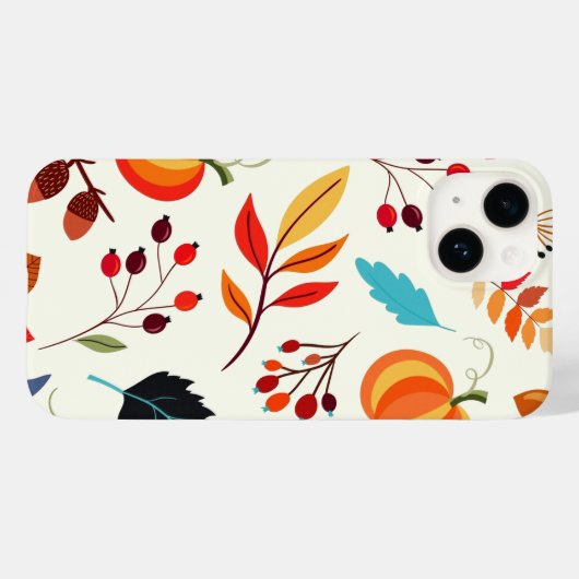 coque iphone d'automne motif (Verso (horizontal))
