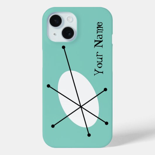 Coque iphone Dazzle Blue 'Your Name' (Verso)