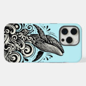 Coque iphone de baleines de liaison (Verso Horizontal)