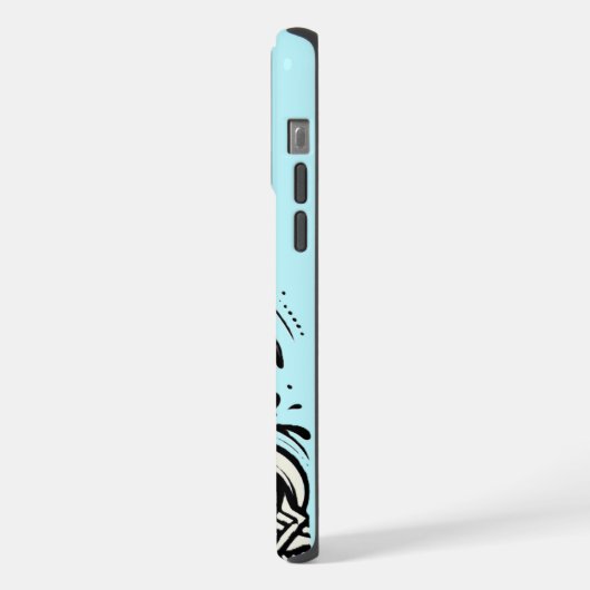 Coque iphone de baleines de liaison (Côté gauche)