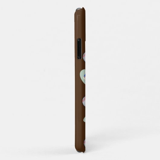 Coque iPhone de baseball (Dos/Droite)