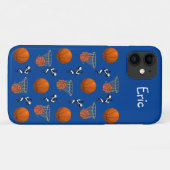 Coque iphone de basket-ball (Dos (Horizontal))