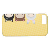 Coque iphone de bébés de créature de Kawaii (Dos (Horizontal))