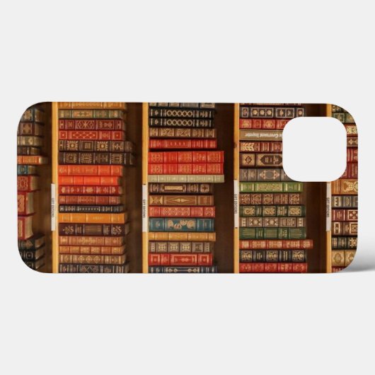 Coque iphone de bibliothèque (Verso (horizontal))