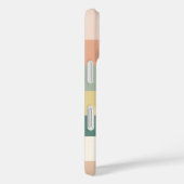 Coque iphone de bloc de couleur géométrique minima (Verso / Droite)