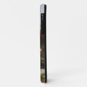 Coque iphone de boule de neige en verre rouge (Dos/Gauche)