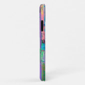 Coque iphone de brouillard violet (Dos/Droite)