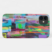 Coque iphone de brouillard violet (Dos (Horizontal))