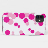 Coque iphone de bulles roses (Dos (Horizontal))