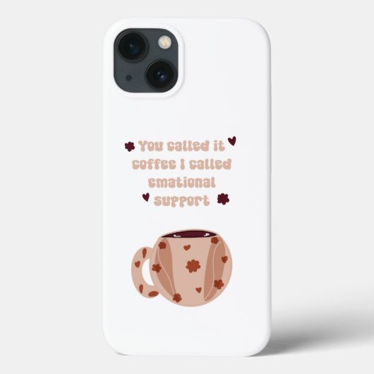 Coque iphone de café esthétique - Louveur de café  (Verso)