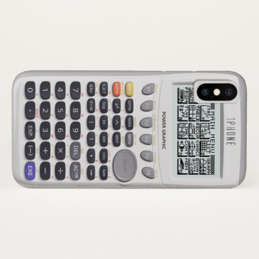 coque iphone de calcul graphique (Dos (Horizontal))
