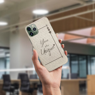 Coque iphone de calligraphie de script classique