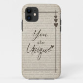 Coque iphone de calligraphie de script classique (Dos)