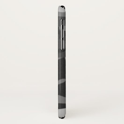 Coque iphone de Caméra gris hiver de l'Armée (Dos/Gauche)